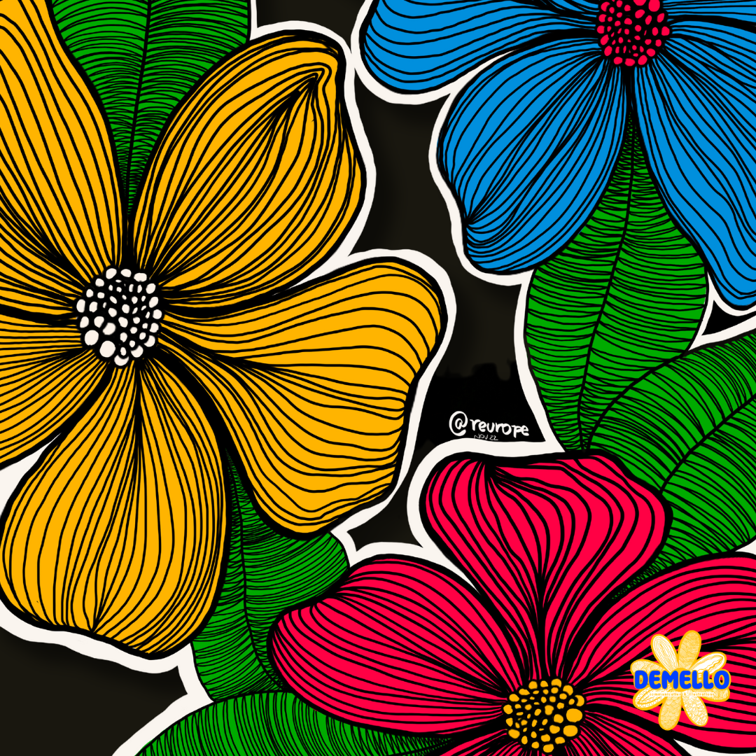 Floral - Affiche Demello Art