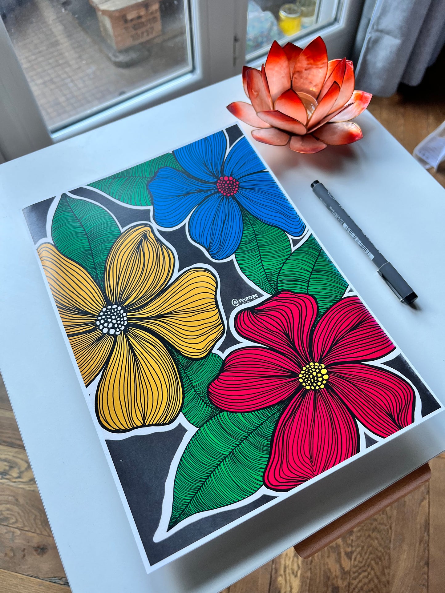 Floral - Affiche Demello Art
