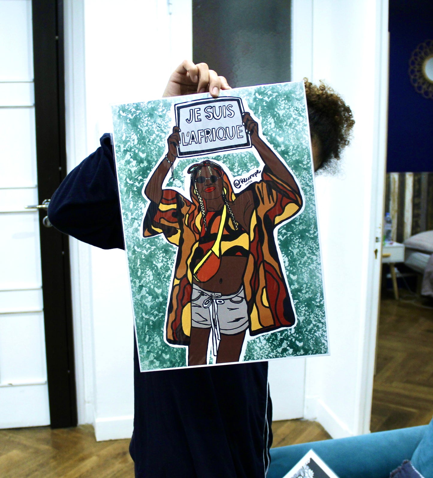 Je suis l'Afrique - Affiche Demello Art