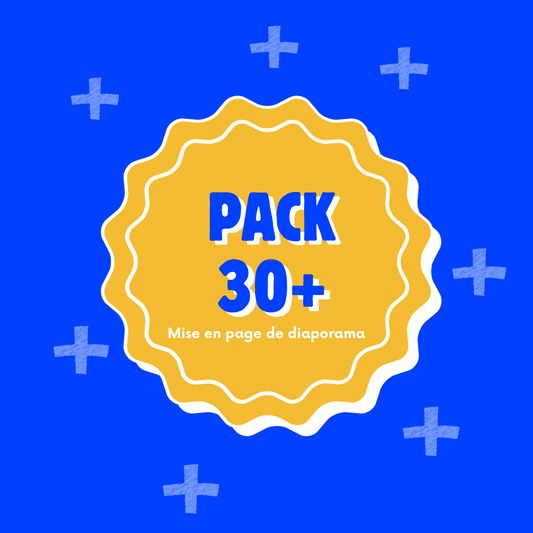 Pack 30+ 〰️Mise en page de Diaporama