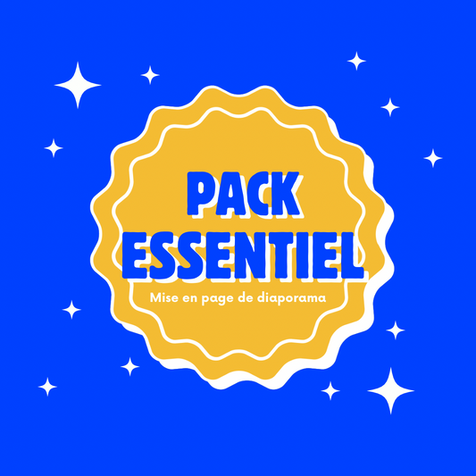 Essentiel 〰️Mise en page de Diaporama